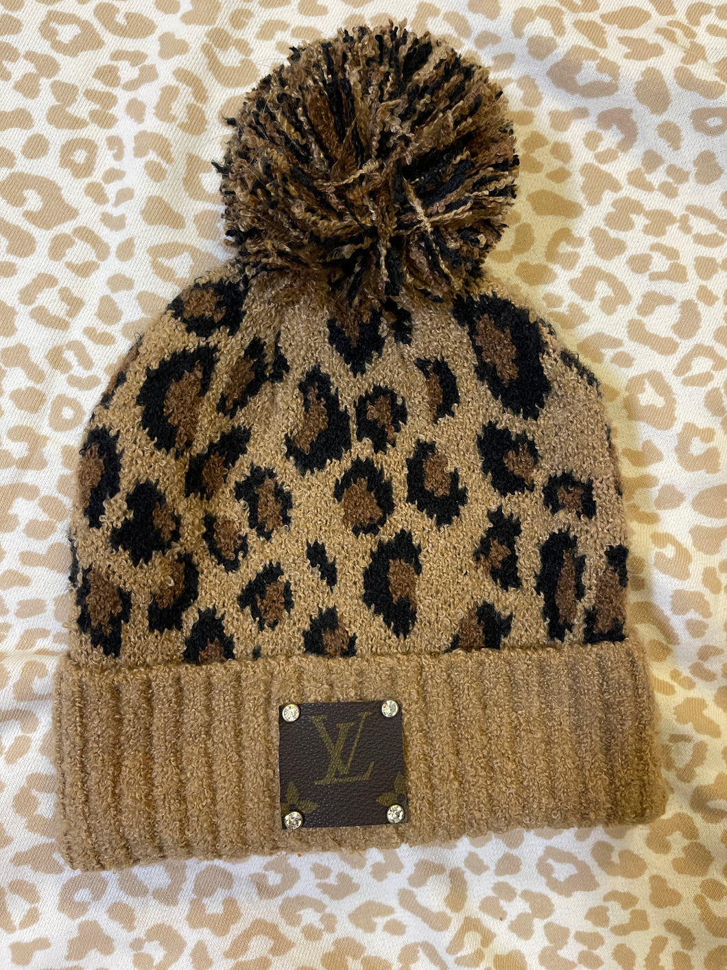 Upcycled Louis Vuitton Beanie 